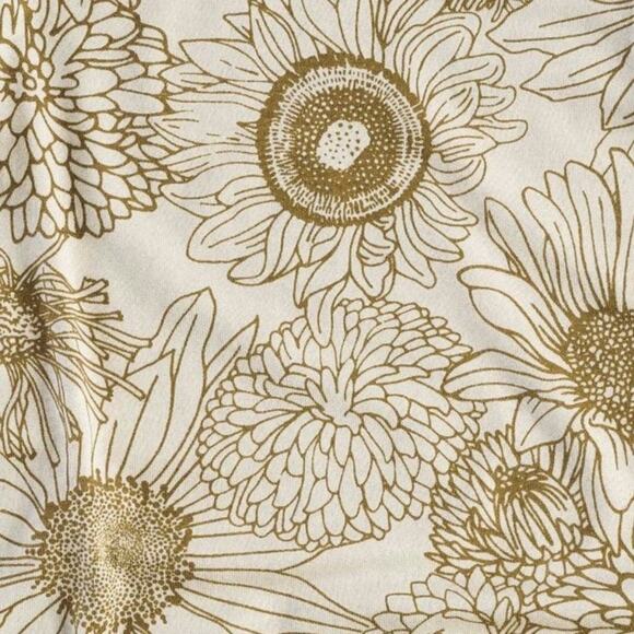 NWT Kate Quinn Fennel Sunflower Sleeveless Bubble Ballerina Top Bamboo 6-12m - Picture 2 of 3